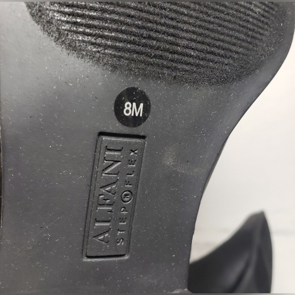 Full Zip Black stretch knit Calf Tall Alfani KALLUM Riding Rain Boots NIB - Picture 11 of 16